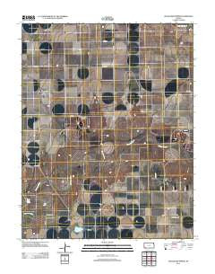 Wagon Bed Spring Kansas Historical topographic map, 1:24000 scale, 7.5 X 7.5 Minute, Year 2012