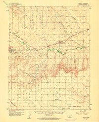 Wallace Kansas Historical topographic map, 1:62500 scale, 15 X 15 Minute, Year 1959