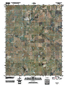 Walnut Kansas Historical topographic map, 1:24000 scale, 7.5 X 7.5 Minute, Year 2010