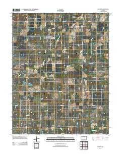 Walnut Kansas Historical topographic map, 1:24000 scale, 7.5 X 7.5 Minute, Year 2012