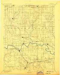 Wamego Kansas Historical topographic map, 1:125000 scale, 30 X 30 Minute, Year 1894