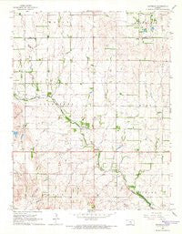 Waterloo Kansas Historical topographic map, 1:24000 scale, 7.5 X 7.5 Minute, Year 1965