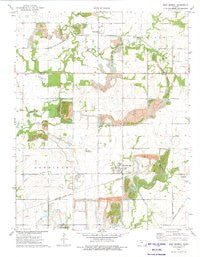 West Mineral Kansas Historical topographic map, 1:24000 scale, 7.5 X 7.5 Minute, Year 1973