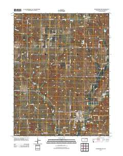 Westmoreland Kansas Historical topographic map, 1:24000 scale, 7.5 X 7.5 Minute, Year 2012