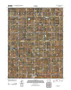 Wheaton Kansas Historical topographic map, 1:24000 scale, 7.5 X 7.5 Minute, Year 2012