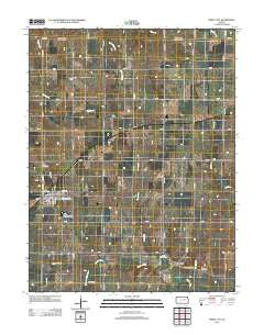 White City Kansas Historical topographic map, 1:24000 scale, 7.5 X 7.5 Minute, Year 2012