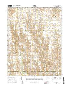 Wild Horse Creek Kansas Current topographic map, 1:24000 scale, 7.5 X 7.5 Minute, Year 2016