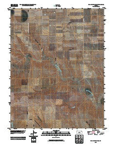 Wild Horse Draw Kansas Historical topographic map, 1:24000 scale, 7.5 X 7.5 Minute, Year 2009
