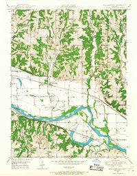 Williamstown Kansas Historical topographic map, 1:24000 scale, 7.5 X 7.5 Minute, Year 1949