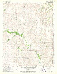 Wilmore SE Kansas Historical topographic map, 1:24000 scale, 7.5 X 7.5 Minute, Year 1968