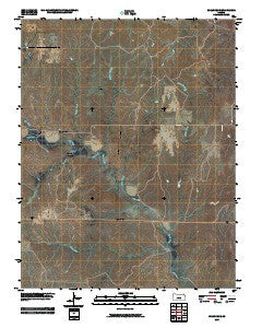 Wilmore SE Kansas Historical topographic map, 1:24000 scale, 7.5 X 7.5 Minute, Year 2009