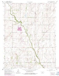 Windom SW Kansas Historical topographic map, 1:24000 scale, 7.5 X 7.5 Minute, Year 1964
