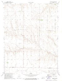 Winona NW Kansas Historical topographic map, 1:24000 scale, 7.5 X 7.5 Minute, Year 1972