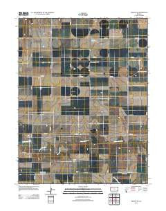 Winona NE Kansas Historical topographic map, 1:24000 scale, 7.5 X 7.5 Minute, Year 2012