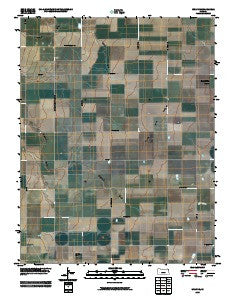 Wolf NE Kansas Historical topographic map, 1:24000 scale, 7.5 X 7.5 Minute, Year 2009