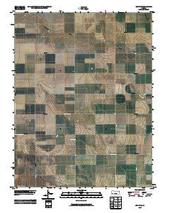 Wolf NW Kansas Historical topographic map, 1:24000 scale, 7.5 X 7.5 Minute, Year 2009