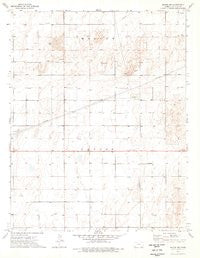 Woods NW Kansas Historical topographic map, 1:24000 scale, 7.5 X 7.5 Minute, Year 1974