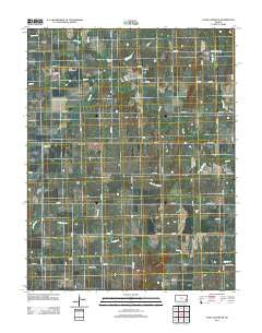 Yates Center SE Kansas Historical topographic map, 1:24000 scale, 7.5 X 7.5 Minute, Year 2012