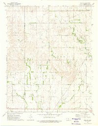 Zenda SE Kansas Historical topographic map, 1:24000 scale, 7.5 X 7.5 Minute, Year 1973