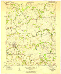 Adairville Kentucky Historical topographic map, 1:24000 scale, 7.5 X 7.5 Minute, Year 1951