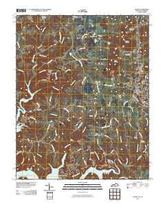 Albany Kentucky Historical topographic map, 1:24000 scale, 7.5 X 7.5 Minute, Year 2010