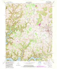 Albany Kentucky Historical topographic map, 1:24000 scale, 7.5 X 7.5 Minute, Year 1978