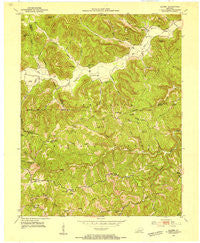 Alcorn Kentucky Historical topographic map, 1:24000 scale, 7.5 X 7.5 Minute, Year 1952