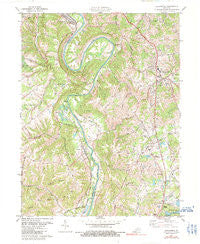 Alexandria Kentucky Historical topographic map, 1:24000 scale, 7.5 X 7.5 Minute, Year 1981