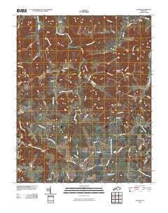 Allegre Kentucky Historical topographic map, 1:24000 scale, 7.5 X 7.5 Minute, Year 2010