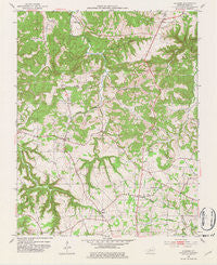 Allegre Kentucky Historical topographic map, 1:24000 scale, 7.5 X 7.5 Minute, Year 1952
