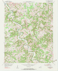 Allen Springs Kentucky Historical topographic map, 1:24000 scale, 7.5 X 7.5 Minute, Year 1954