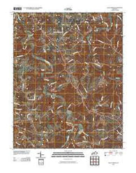 Allen Springs Kentucky Historical topographic map, 1:24000 scale, 7.5 X 7.5 Minute, Year 2010