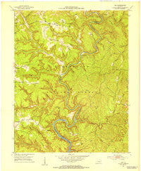 Ano Kentucky Historical topographic map, 1:24000 scale, 7.5 X 7.5 Minute, Year 1952