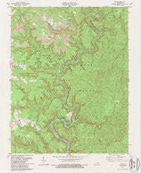 Ano Kentucky Historical topographic map, 1:24000 scale, 7.5 X 7.5 Minute, Year 1979