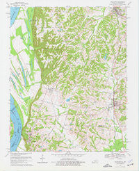 Arlington Kentucky Historical topographic map, 1:24000 scale, 7.5 X 7.5 Minute, Year 1970