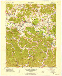 Artemus Kentucky Historical topographic map, 1:24000 scale, 7.5 X 7.5 Minute, Year 1952