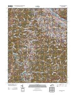 Ashland Kentucky Historical topographic map, 1:24000 scale, 7.5 X 7.5 Minute, Year 2013