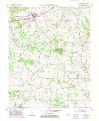 Auburn Kentucky Historical topographic map, 1:24000 scale, 7.5 X 7.5 Minute, Year 1951