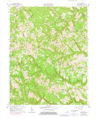 Ault Kentucky Historical topographic map, 1:24000 scale, 7.5 X 7.5 Minute, Year 1962