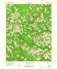 Ault Kentucky Historical topographic map, 1:24000 scale, 7.5 X 7.5 Minute, Year 1962