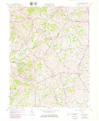Ballardsville Kentucky Historical topographic map, 1:24000 scale, 7.5 X 7.5 Minute, Year 1961