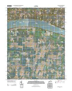 Bandana Kentucky Historical topographic map, 1:24000 scale, 7.5 X 7.5 Minute, Year 2013