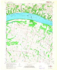 Bandana Kentucky Historical topographic map, 1:24000 scale, 7.5 X 7.5 Minute, Year 1966