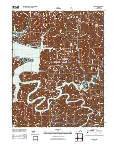 Bangor Kentucky Historical topographic map, 1:24000 scale, 7.5 X 7.5 Minute, Year 2011