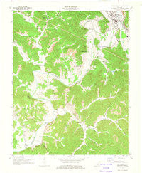 Barbourville Kentucky Historical topographic map, 1:24000 scale, 7.5 X 7.5 Minute, Year 1974