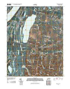 Barlow Kentucky Historical topographic map, 1:24000 scale, 7.5 X 7.5 Minute, Year 2010