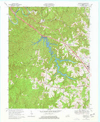 Bernstadt Kentucky Historical topographic map, 1:24000 scale, 7.5 X 7.5 Minute, Year 1969