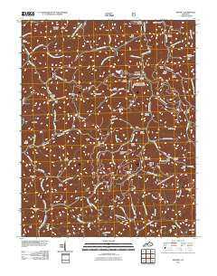 Beverly Kentucky Historical topographic map, 1:24000 scale, 7.5 X 7.5 Minute, Year 2011