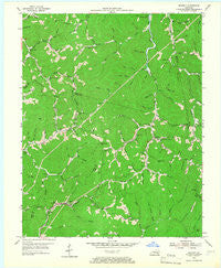 Beverly Kentucky Historical topographic map, 1:24000 scale, 7.5 X 7.5 Minute, Year 1954
