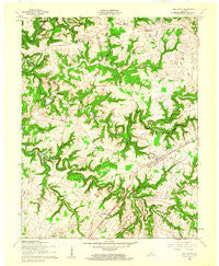 Big Clifty Kentucky Historical topographic map, 1:24000 scale, 7.5 X 7.5 Minute, Year 1960